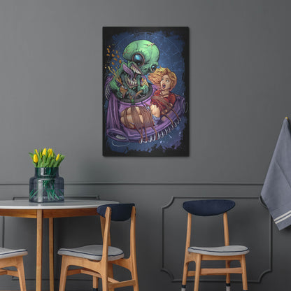 Luxe Metal Art 'Take Out' by Flyland Designs, Metal Wall Art,24x36