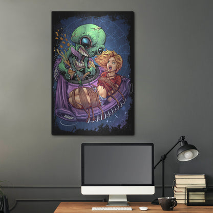 Luxe Metal Art 'Take Out' by Flyland Designs, Metal Wall Art,24x36