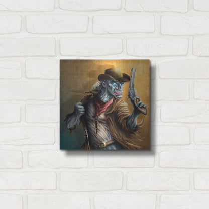 Luxe Metal Art 'The Drifter' by Flyland Designs, Metal Wall Art,12x12