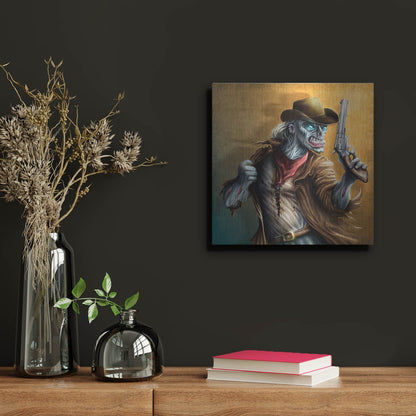 Luxe Metal Art 'The Drifter' by Flyland Designs, Metal Wall Art,12x12