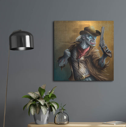 Luxe Metal Art 'The Drifter' by Flyland Designs, Metal Wall Art,24x24