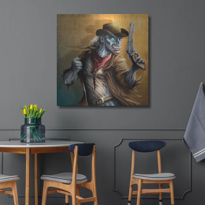 Luxe Metal Art 'The Drifter' by Flyland Designs, Metal Wall Art,36x36