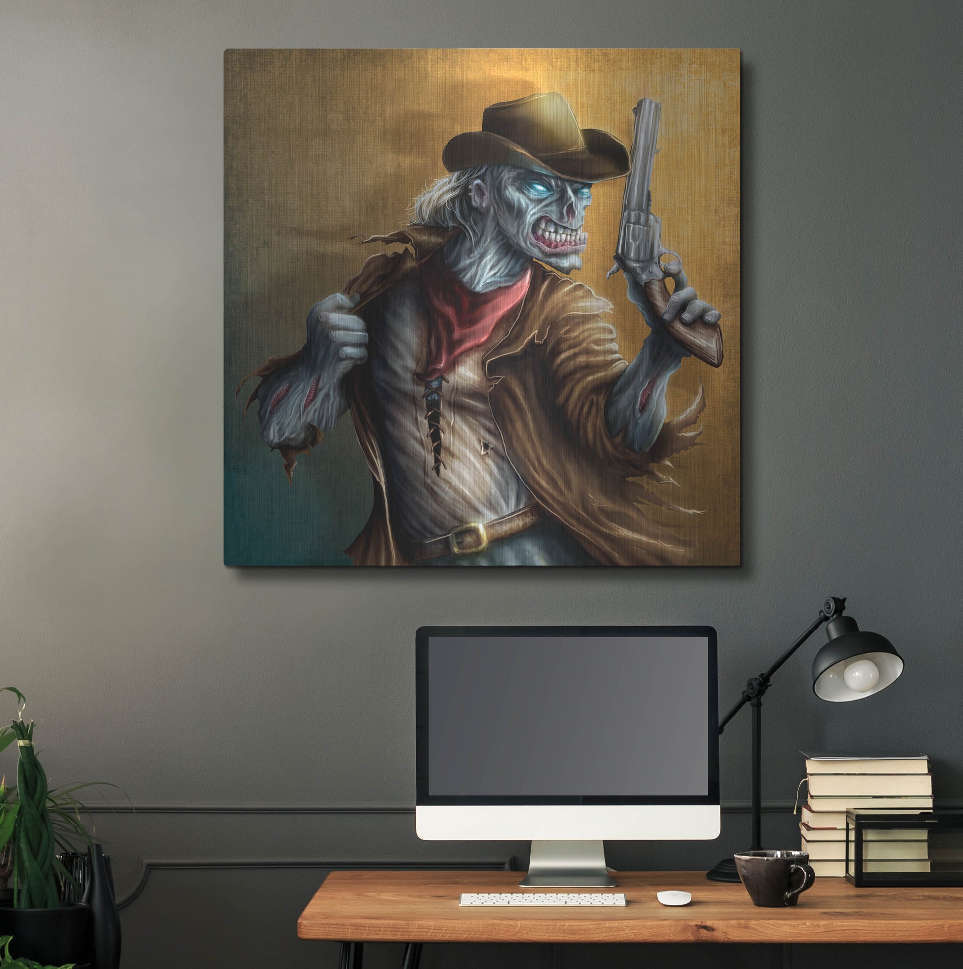 Luxe Metal Art 'The Drifter' by Flyland Designs, Metal Wall Art,36x36