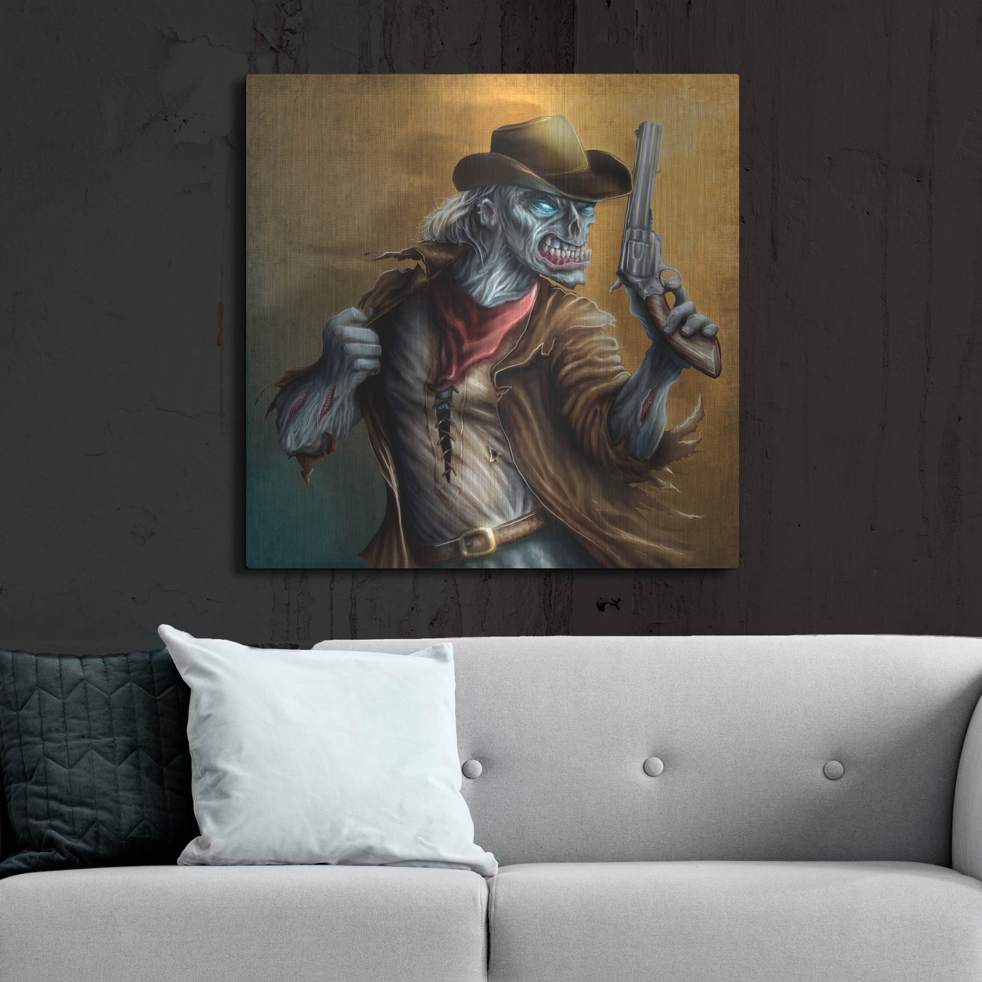 Luxe Metal Art 'The Drifter' by Flyland Designs, Metal Wall Art,36x36