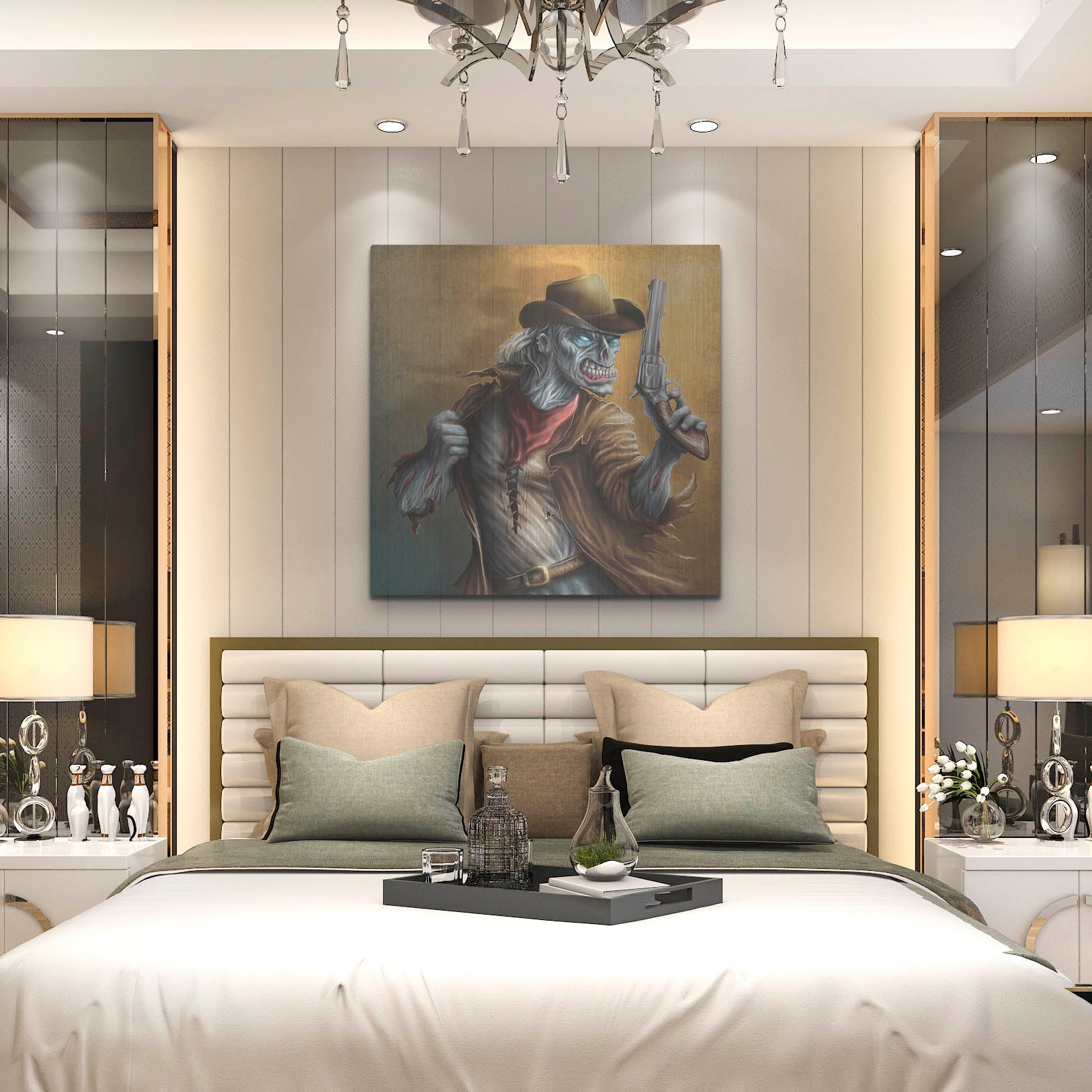 Luxe Metal Art 'The Drifter' by Flyland Designs, Metal Wall Art,36x36