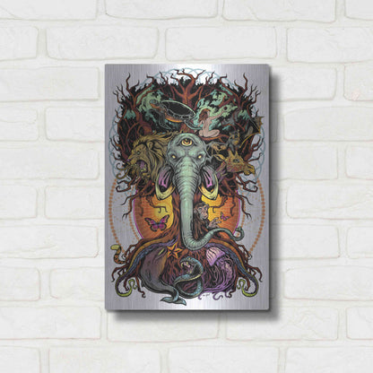 Luxe Metal Art 'Tree of Life' by Flyland Designs, Metal Wall Art,12x16