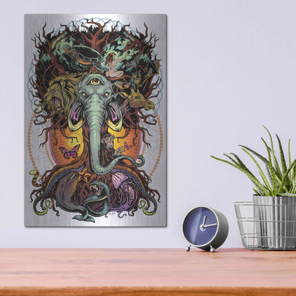 Luxe Metal Art 'Tree of Life' by Flyland Designs, Metal Wall Art,12x16