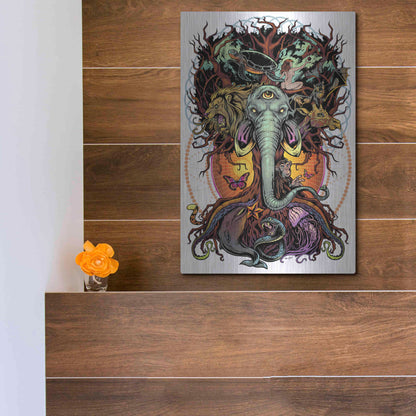 Luxe Metal Art 'Tree of Life' by Flyland Designs, Metal Wall Art,12x16