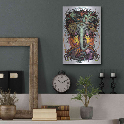 Luxe Metal Art 'Tree of Life' by Flyland Designs, Metal Wall Art,12x16