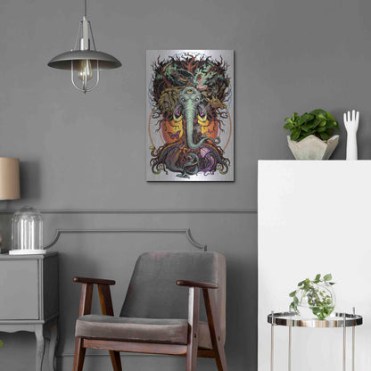 Luxe Metal Art 'Tree of Life' by Flyland Designs, Metal Wall Art,16x24