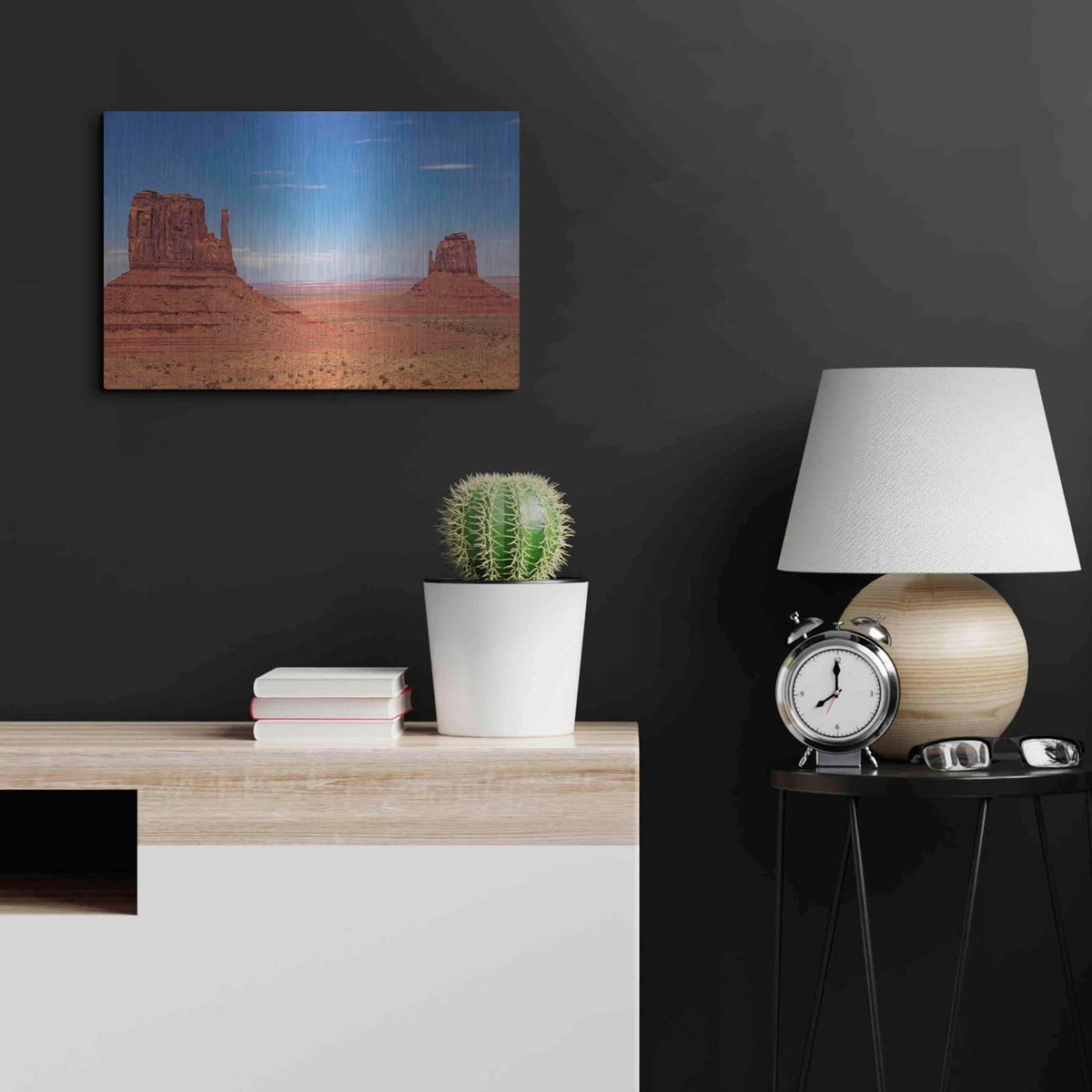 'Utah - Monument Valley 2' by Luxe Portfolio – Metal Wall Art, 24x16 room view