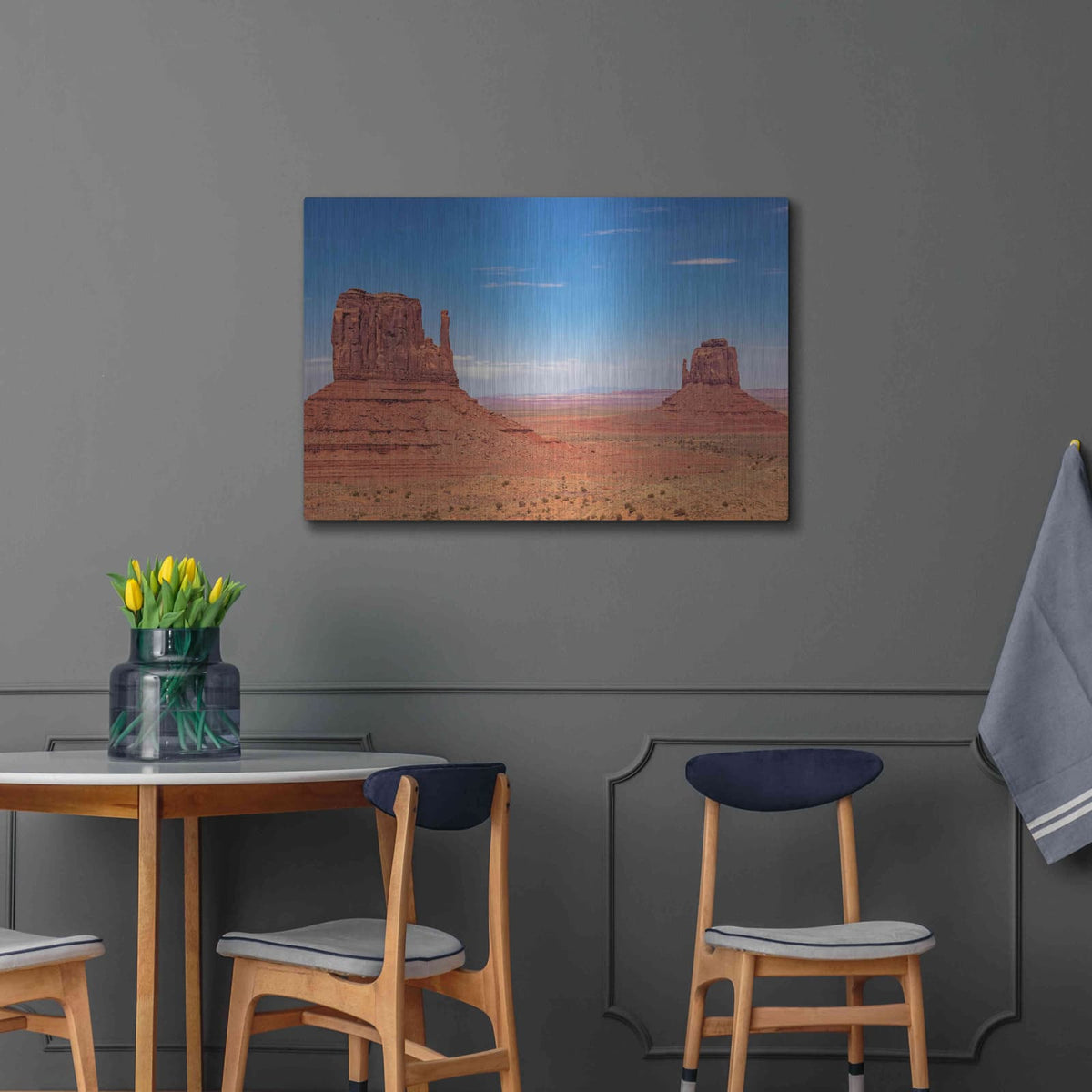 'Utah - Monument Valley 2' by Luxe Portfolio – Metal Wall Art, 36x24 room view