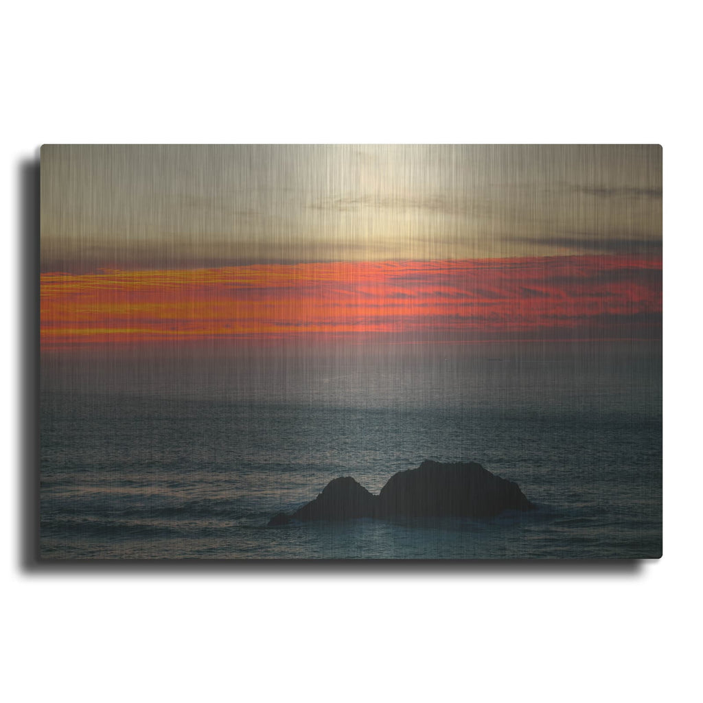 'Burning Sky' by Luxe Portfolio – Metal Wall Art