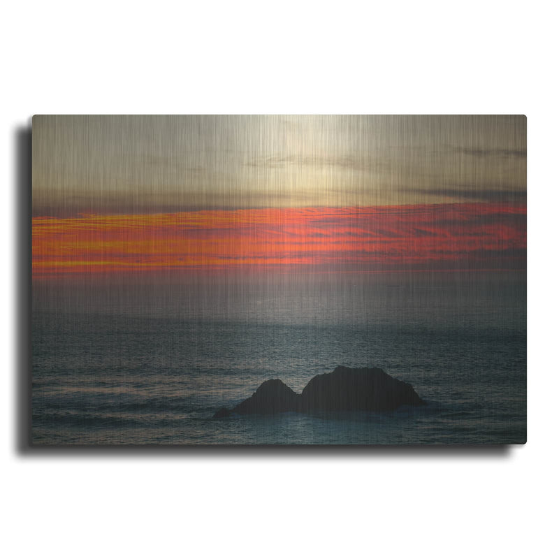 'Burning Sky' by Luxe Portfolio – Metal Wall Art