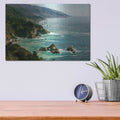 'Cali - Big Sur' by Luxe Portfolio – Metal Wall Art, 16x12 room view