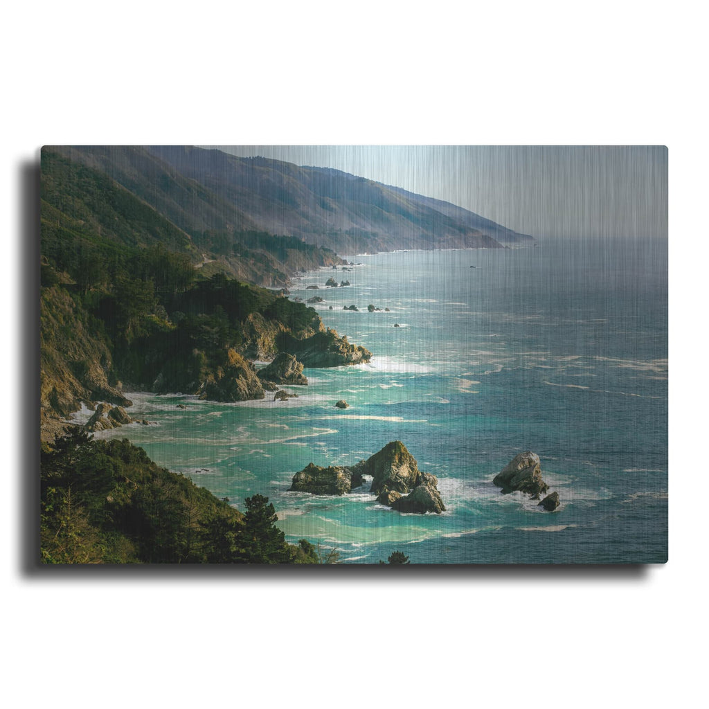 'Cali - Big Sur' by Luxe Portfolio – Metal Wall Art