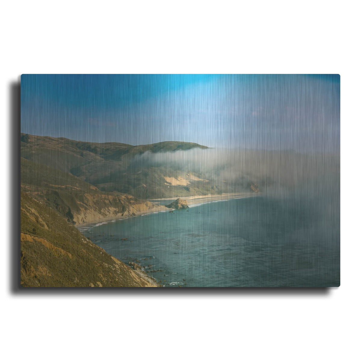 'Cali - HWY 1 Marine Fog' by Luxe Portfolio – Metal Wall Art