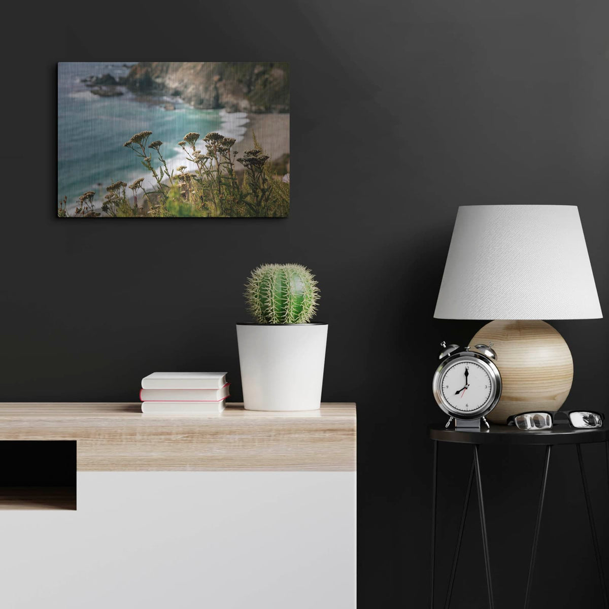 'California - Coast Grass' by Luxe Portfolio – Metal Wall Art, 24x16 room view