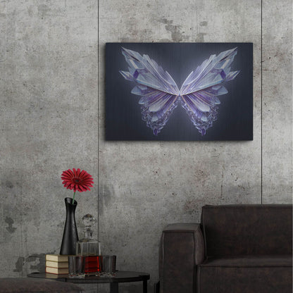 Luxe Metal Art 'Crystal Buterfly' by Luxe Portfolio, Metal Wall Art,36x24