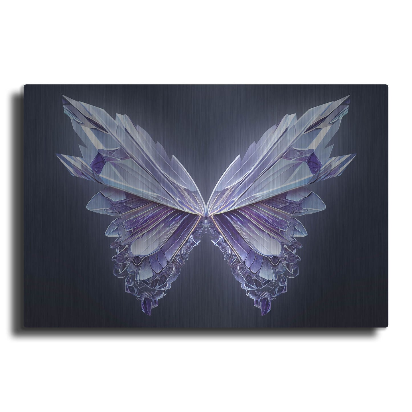 Luxe Metal Art 'Crystal Buterfly' by Luxe Portfolio, Metal Wall Art