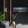 'Chicago Pano 21' by Luxe Portfolio – Metal Wall Art, 36x12 room view