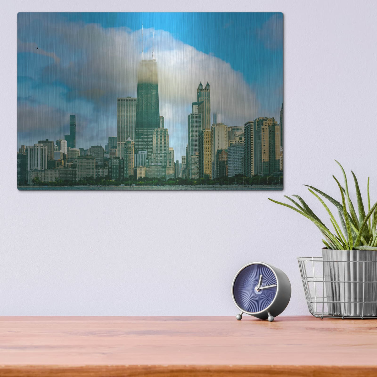 'North Beach Afternoon' by Luxe Portfolio – Metal Wall Art, 16x12 room view