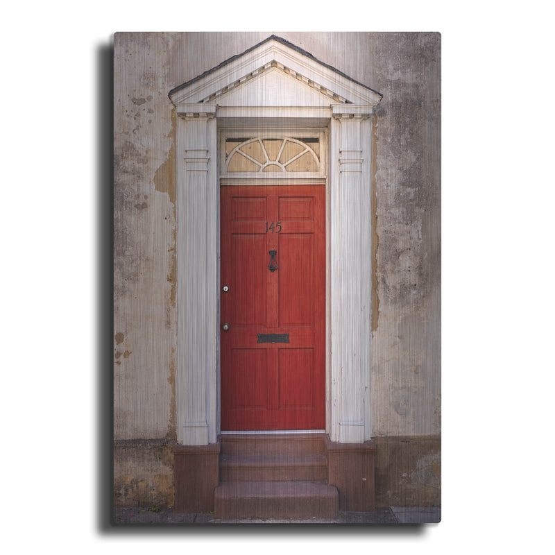 'Red Door' by Luxe Portfolio – Metal Wall Art