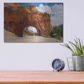 'Utah - Arch Tunnel' by Luxe Portfolio – Metal Wall Art, 16x12 room view