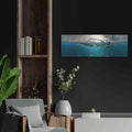 'Chicago - Fall Dusk' by Luxe Portfolio – Metal Wall Art, 36x12 room view