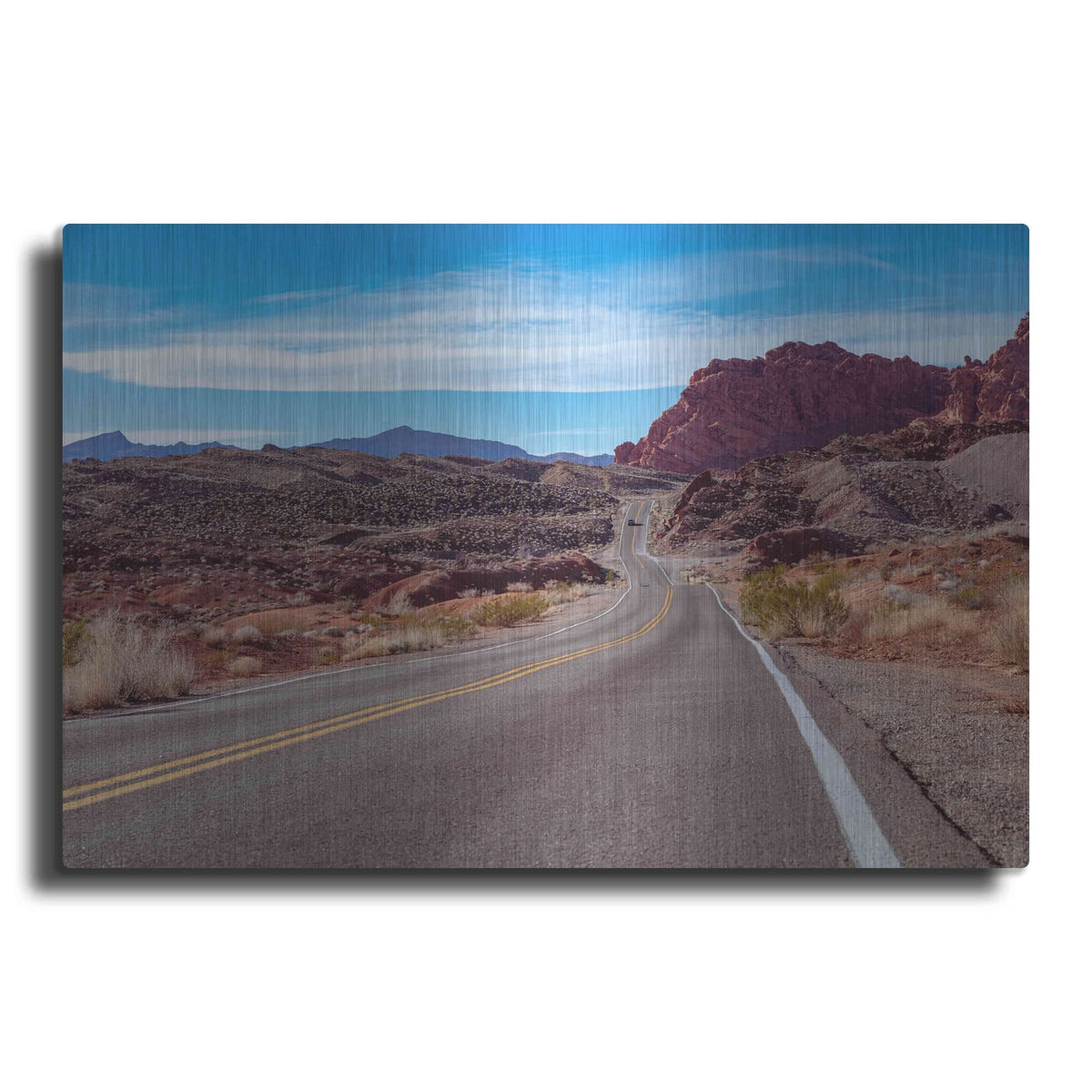 'Desert Road' by Luxe Portfolio – Metal Wall Art