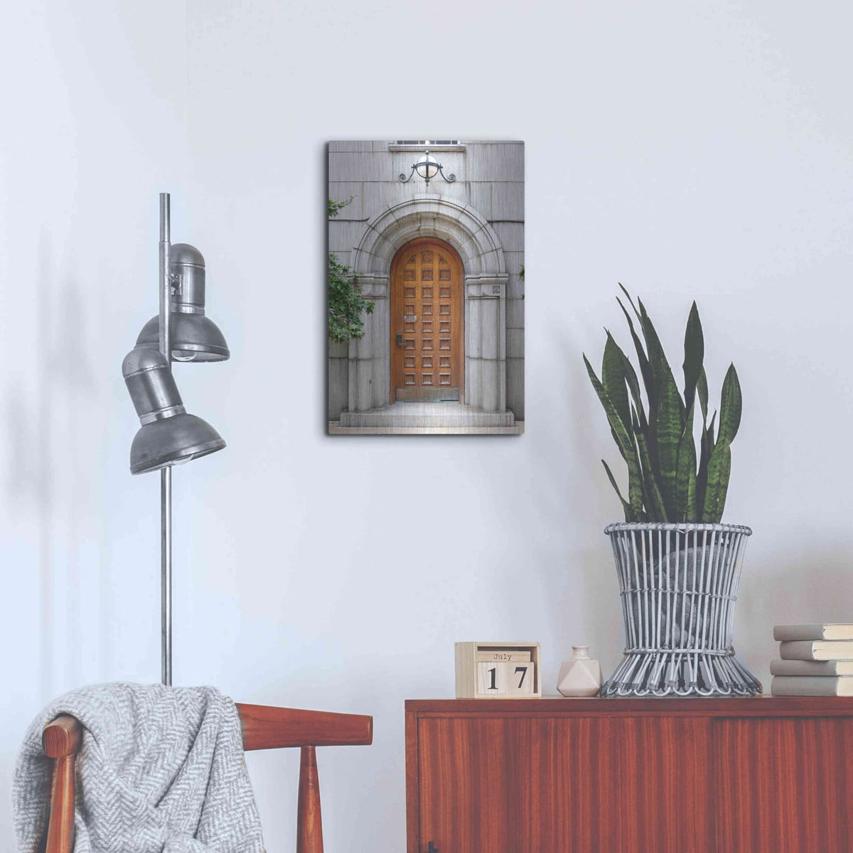 'Door - Rounder Top' by Luxe Portfolio – Metal Wall Art, 16x24 room view