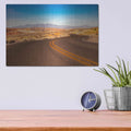 'Winding Desert Road' by Luxe Portfolio – Metal Wall Art, 16x12 room view