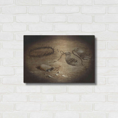 Luxe Metal Art 'Greater Love' by Gary Adams, Metal Wall Art,24x16