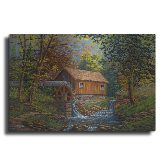 Luxe Metal Art 'Shady Grove Mill' by Gary Adams, Metal Wall Art