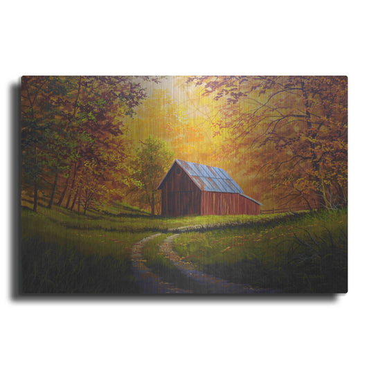 Luxe Metal Art 'Autumn Glow' by Gary Adams, Metal Wall Art