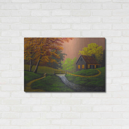 Luxe Metal Art 'Pathway Home' by Gary Adams, Metal Wall Art,36x24