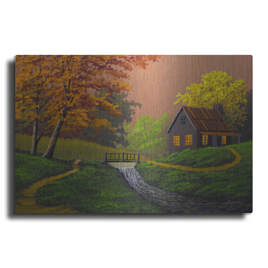 Luxe Metal Art 'Pathway Home' by Gary Adams, Metal Wall Art