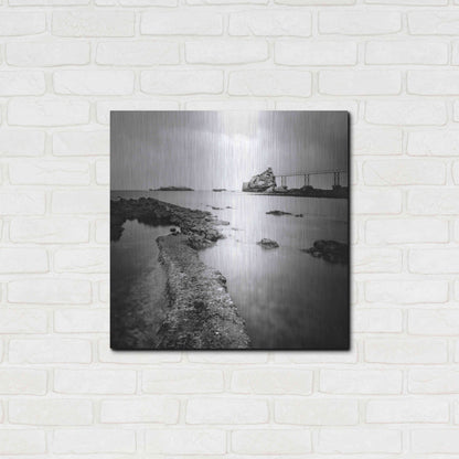 Luxe Metal Art 'Biarritz' by Nina Papiorek, Metal Wall Art,24x24