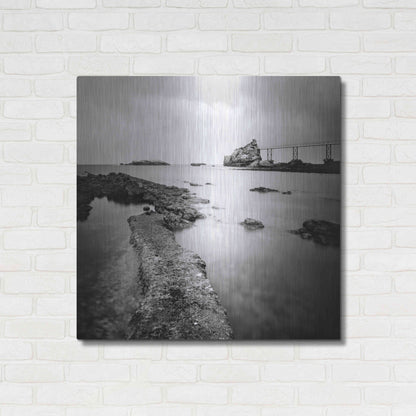 Luxe Metal Art 'Biarritz' by Nina Papiorek, Metal Wall Art,36x36