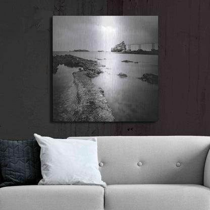 Luxe Metal Art 'Biarritz' by Nina Papiorek, Metal Wall Art,36x36