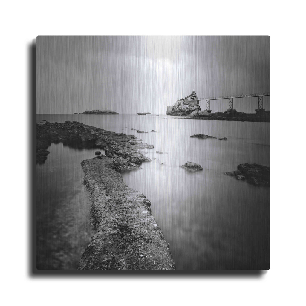 Luxe Metal Art 'Biarritz' by Nina Papiorek, Metal Wall Art