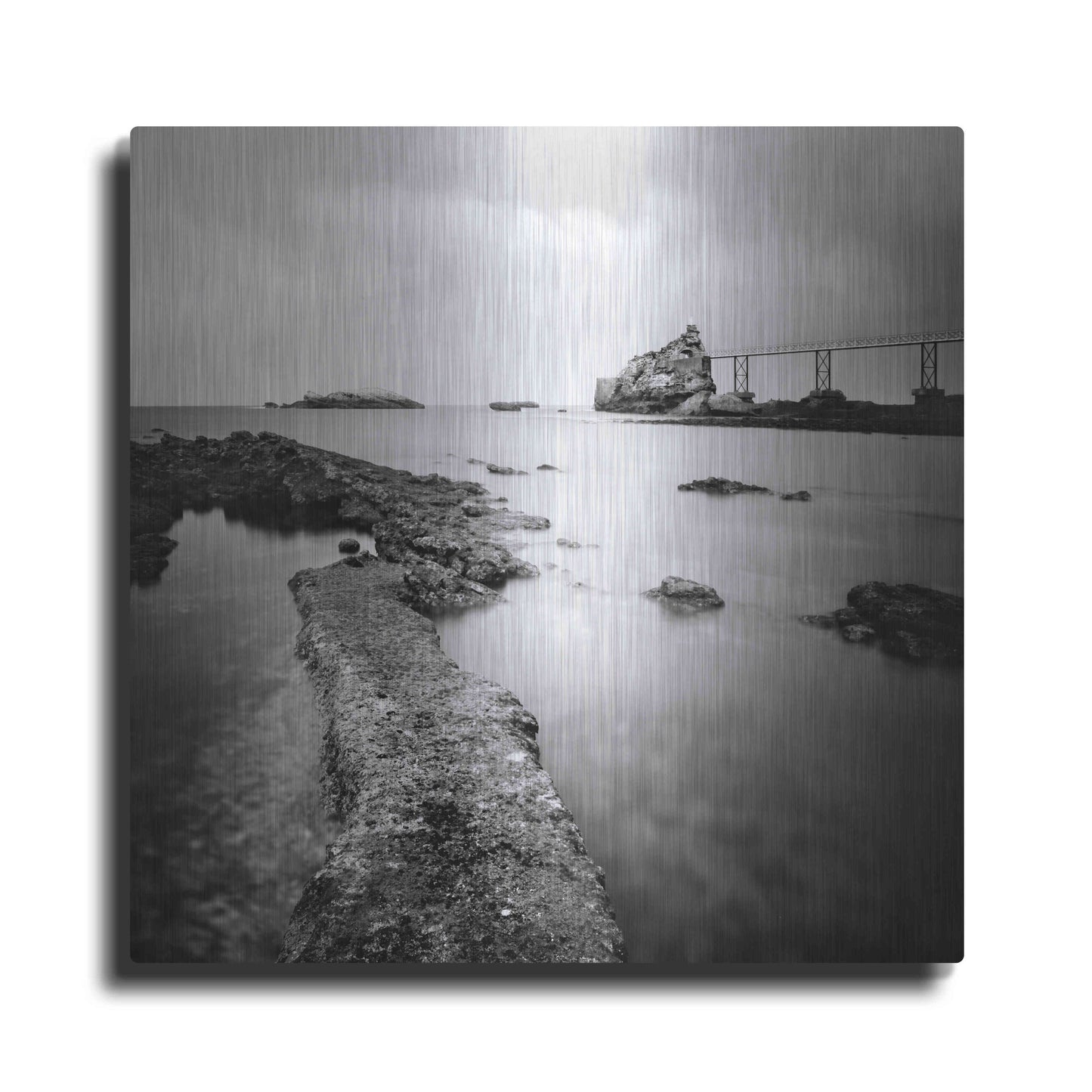 Luxe Metal Art 'Biarritz' by Nina Papiorek, Metal Wall Art