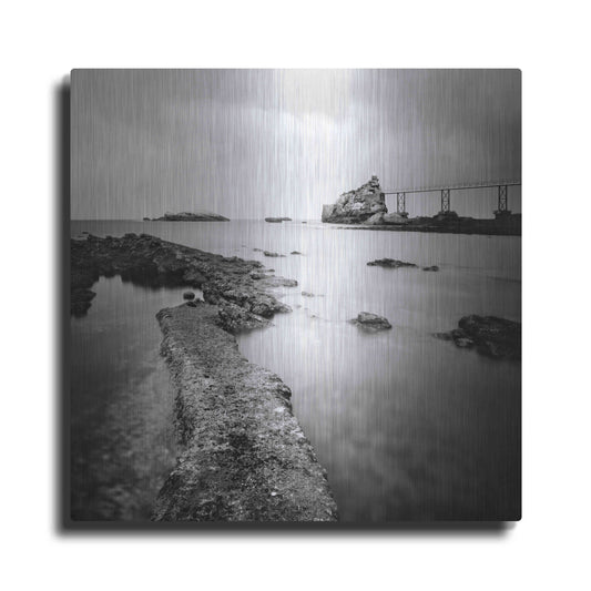 Luxe Metal Art 'Biarritz' by Nina Papiorek, Metal Wall Art