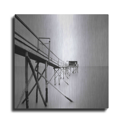 Luxe Metal Art 'Cabane' by Nina Papiorek, Metal Wall Art