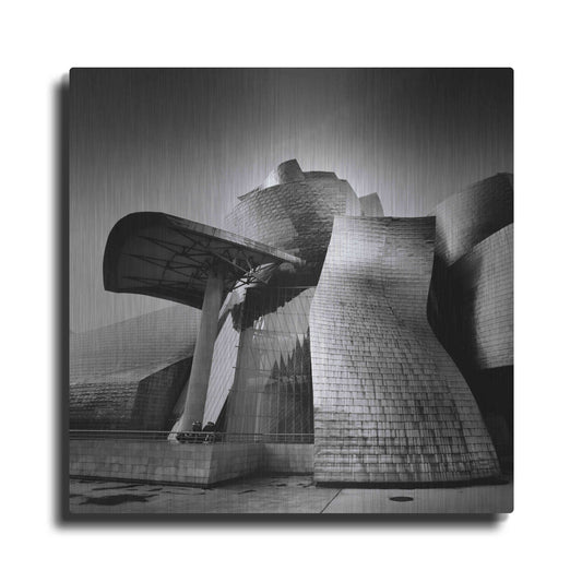 Luxe Metal Art 'Guggenheim Bilbao' by Nina Papiorek, Metal Wall Art