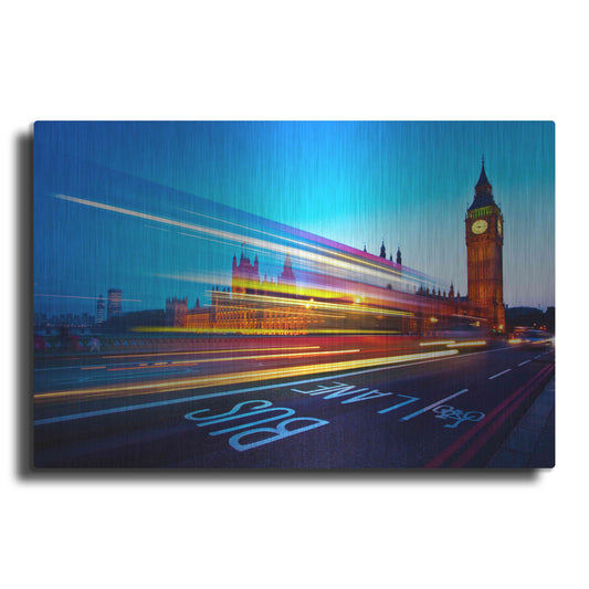 Luxe Metal Art 'London Big Ben' by Nina Papiorek, Metal Wall Art