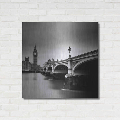 Luxe Metal Art 'London Westminster' by Nina Papiorek, Metal Wall Art,36x36