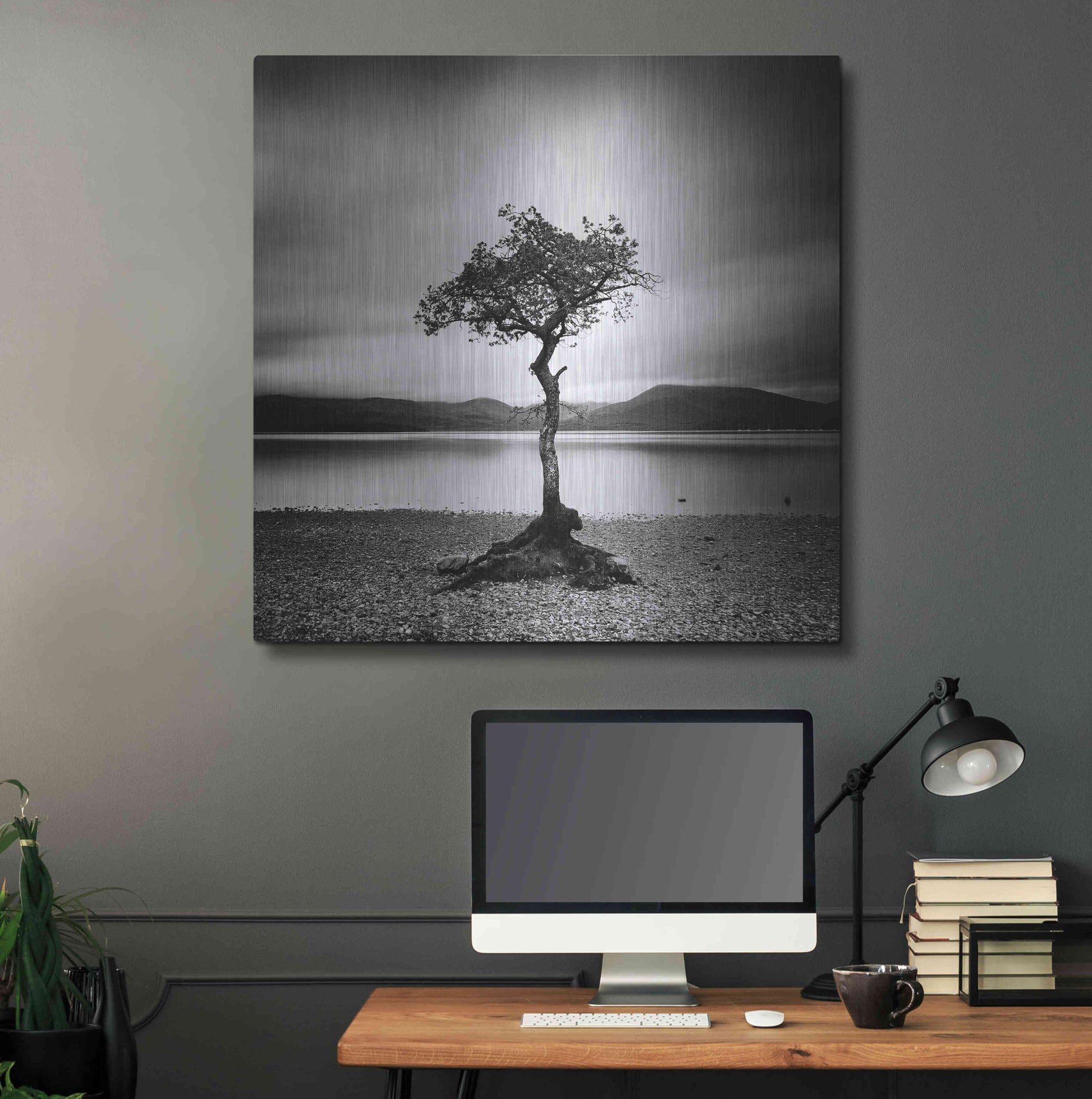 Luxe Metal Art 'Millarrochy Tree' by Nina Papiorek, Metal Wall Art,36x36