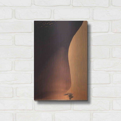 Luxe Metal Art 'Namibia The Dune' by Nina Papiorek, Metal Wall Art,12x16
