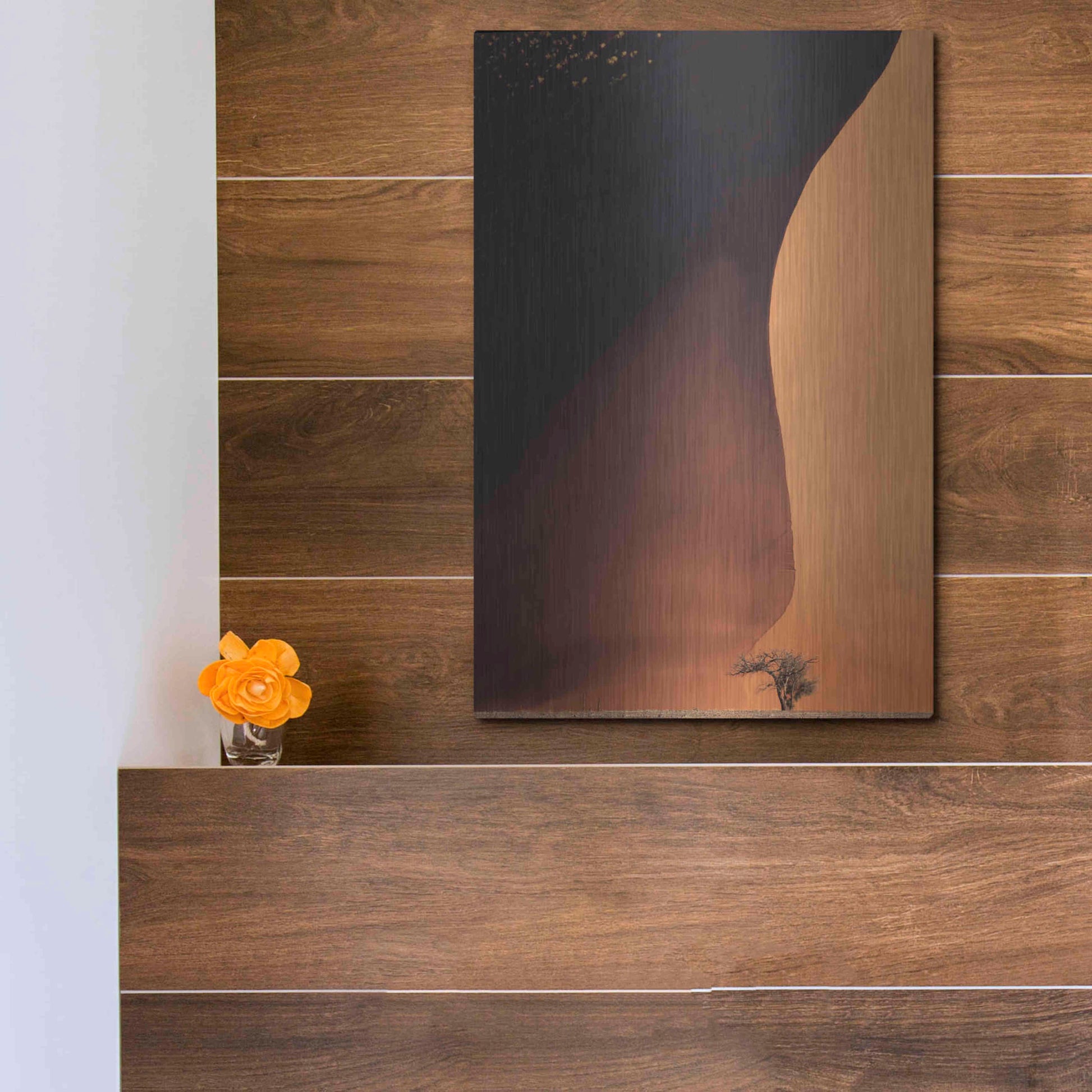 Luxe Metal Art 'Namibia The Dune' by Nina Papiorek, Metal Wall Art,12x16